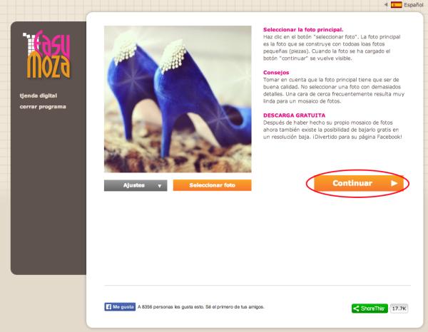 Cómo hacer mosaicos con fotos online - Paso 4