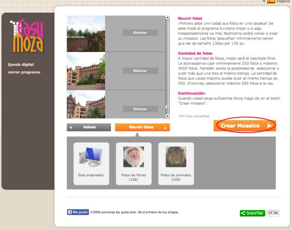 Cómo hacer mosaicos con fotos online - Paso 7
