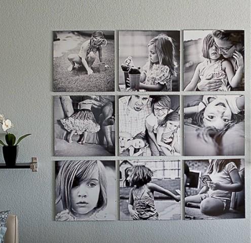 Cómo colgar fotos de forma original - Fotos que cuentan una historia