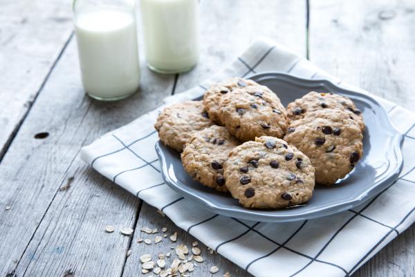 Cómo hacer galletas de avena, plátano y chocolate