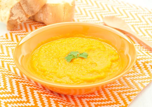 Ideas de recetas con cúrcuma - Crema de calabaza con cúrcuma