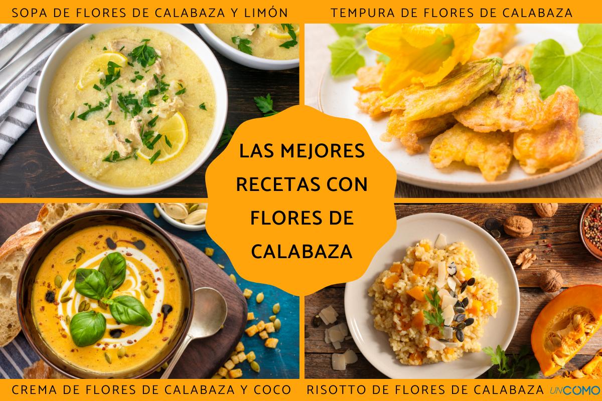 Las mejores recetas con flores de calabaza