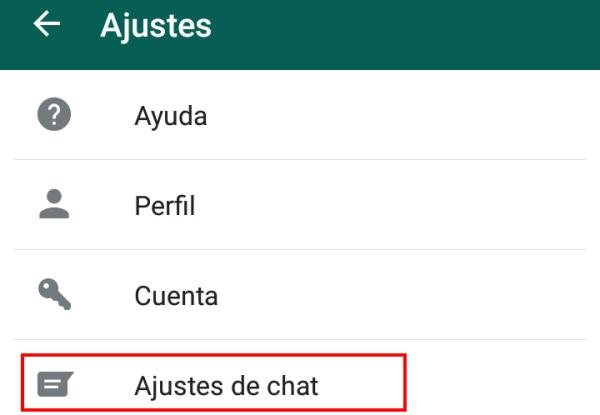 Cómo descargar las conversaciones de WhatsApp en Android - Paso 1