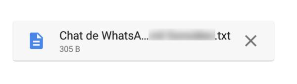 Cómo descargar las conversaciones de WhatsApp en Android - Paso 5