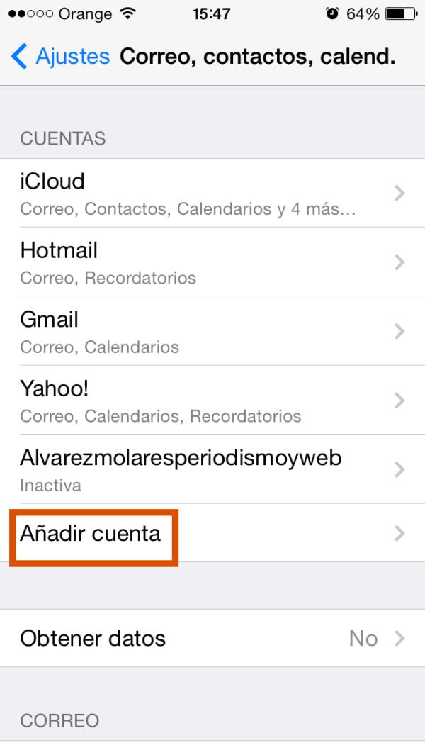 Cómo configurar el gmx en iPhone - Paso 3