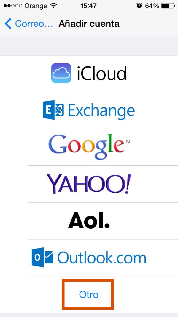 Cómo configurar el gmx en iPhone - Paso 4