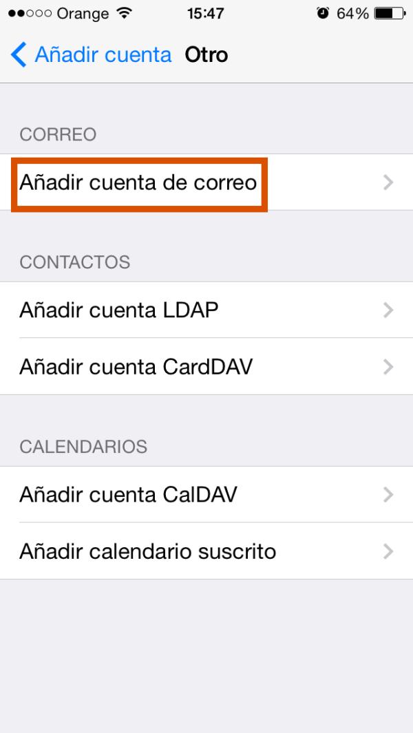 Cómo configurar el gmx en iPhone - Paso 5