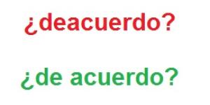 Cómo se escribe de acuerdo o deacuerdo