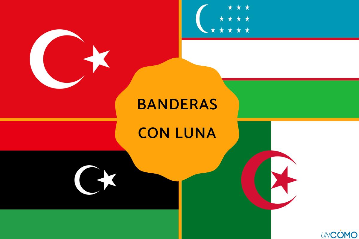 Banderas con luna