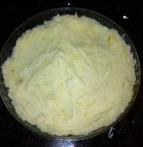 Cómo preparar un puré de patatas con beicon y queso - Paso 2