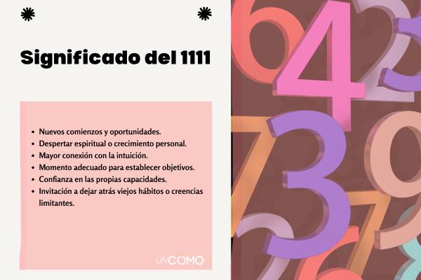Qué significa el número 1111: mensaje espiritual y numerológico