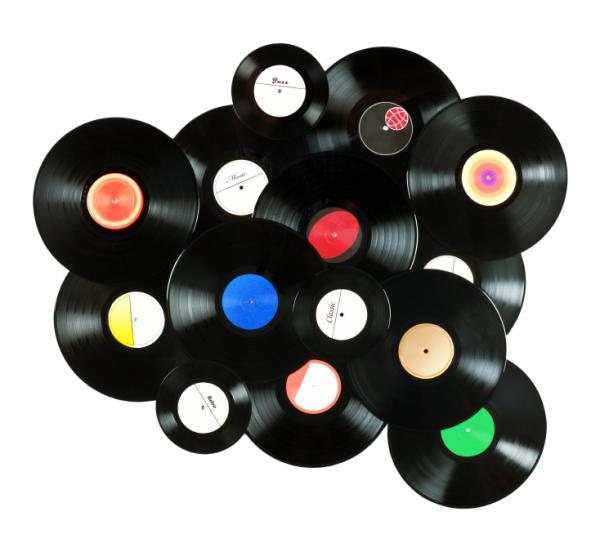Cómo decorar con discos de vinilo