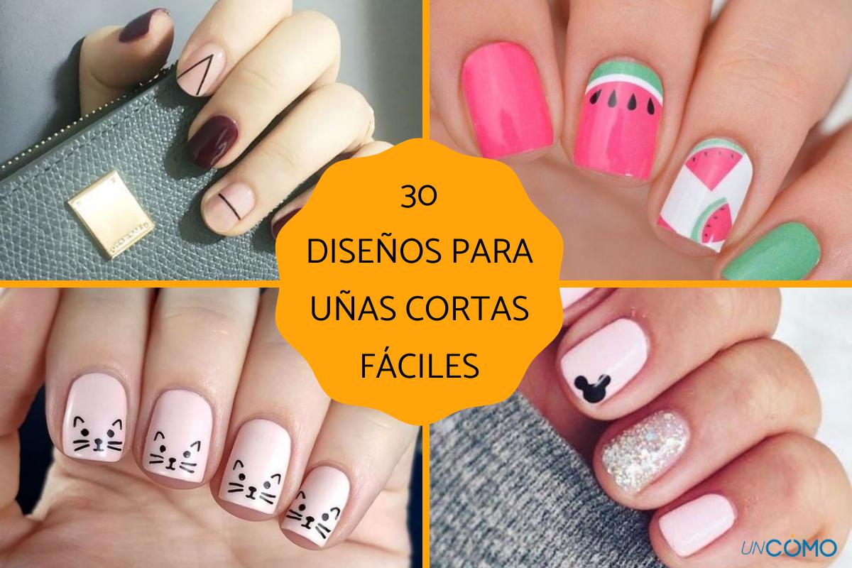 Diseños para uñas cortas fáciles