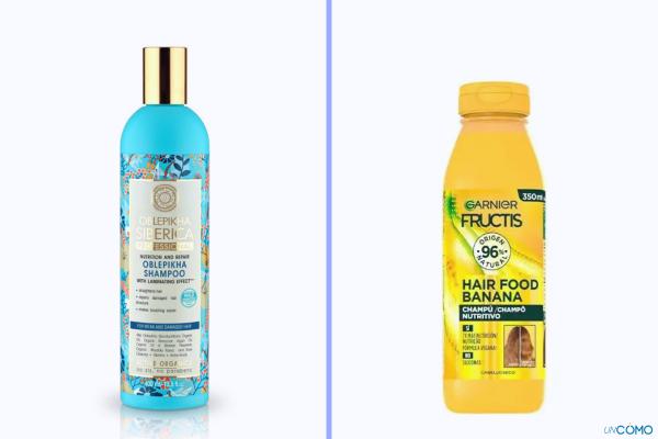 Los mejores champús sin sulfatos ni siliconas del mercado - Garnier Fructis Hair Food Banana