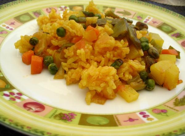 Cómo hacer arroz con verduras
