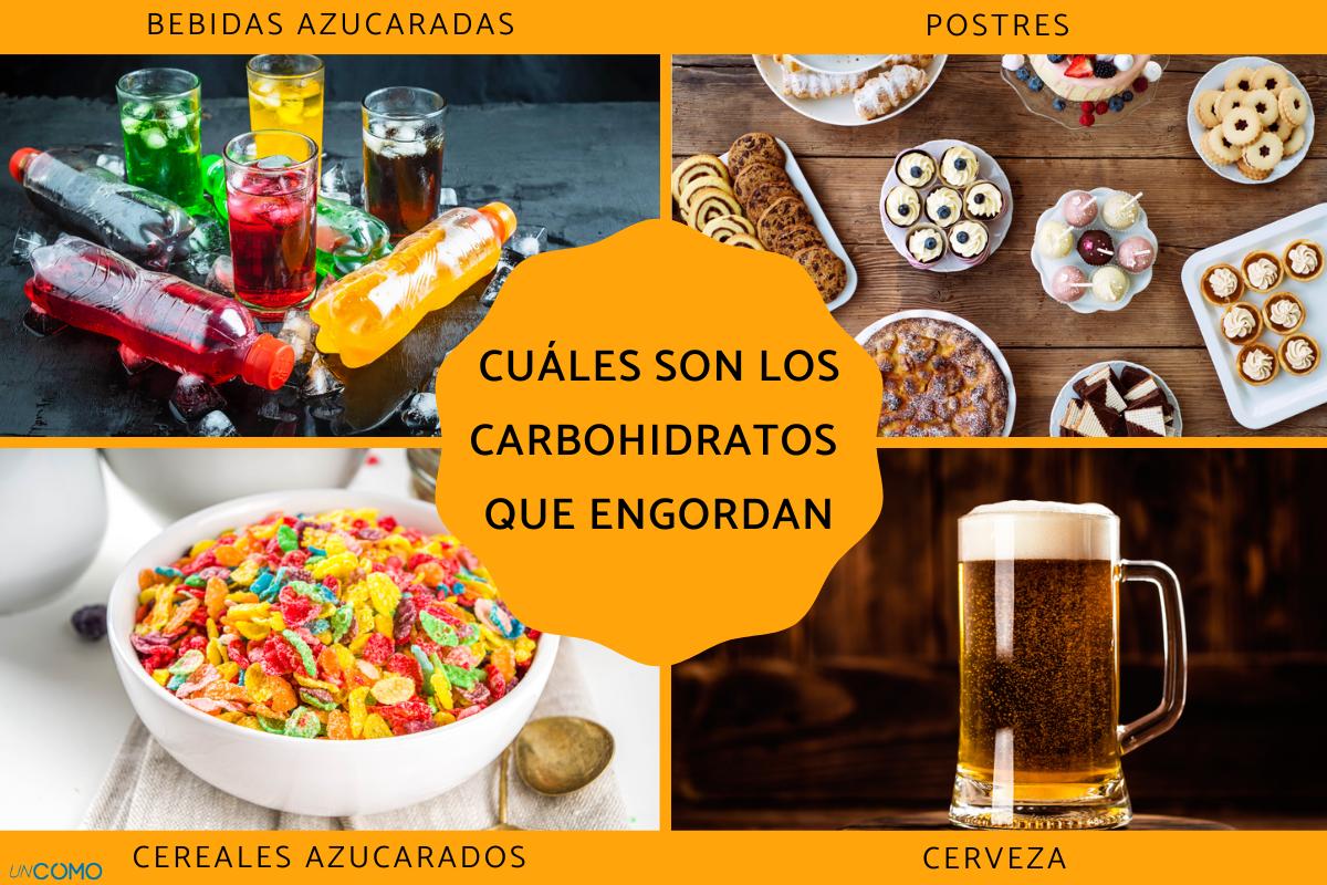 Cuáles son los carbohidratos que engordan