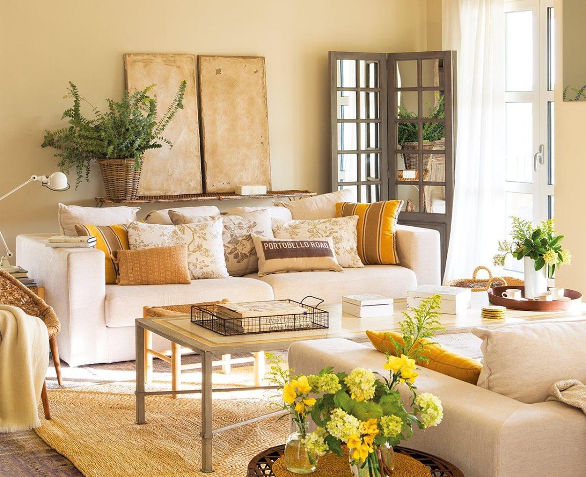 El tono arena para paredes - armonía y calidez