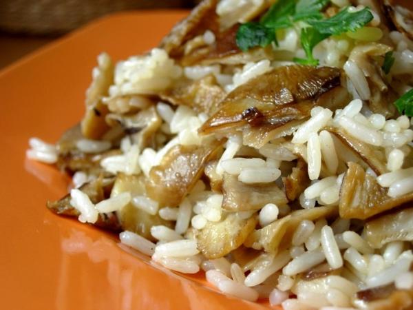 Cómo hacer arroz con setas