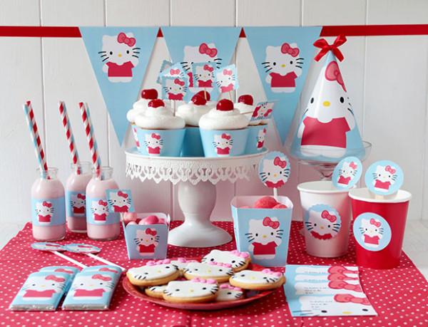 Cómo organizar una fiesta de Hello Kitty - Fiesta de Hello Kitty: decoración y catering