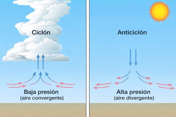 ¿Qué es un anticiclón, cómo se forman y cómo influyen en el clima? - ¿Qué es un anticiclón?
