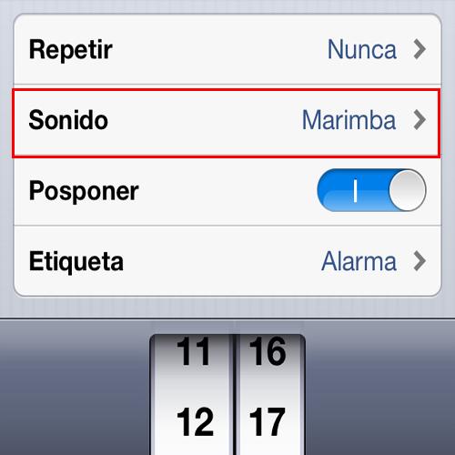 Cómo poner mi canción favorita como sonido de alarma en iPhone - Paso 3