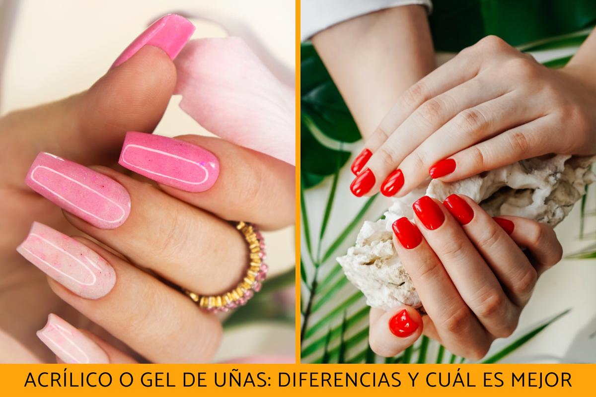 Acrílico o gel de uñas: diferencias y cuál es mejor