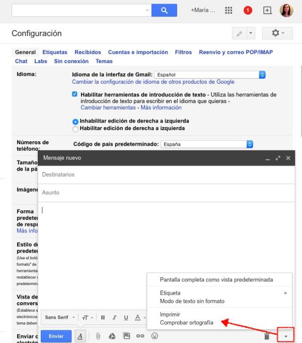 como activar el corrector en gmail 34122 paso 3 600