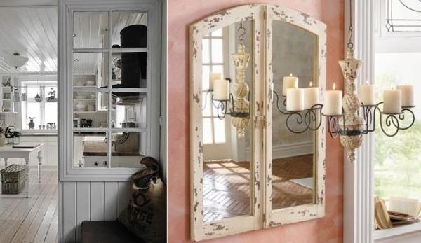 Ideas para usar las ventanas antiguas para decorar