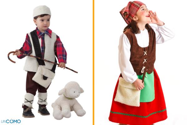 Los mejores disfraces de Navidad para niños - Pastor