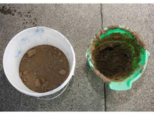 Cómo hacer bolas de barro - Paso 1