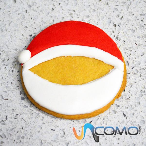 Cómo hacer galletas de Papá Noel - Paso 5