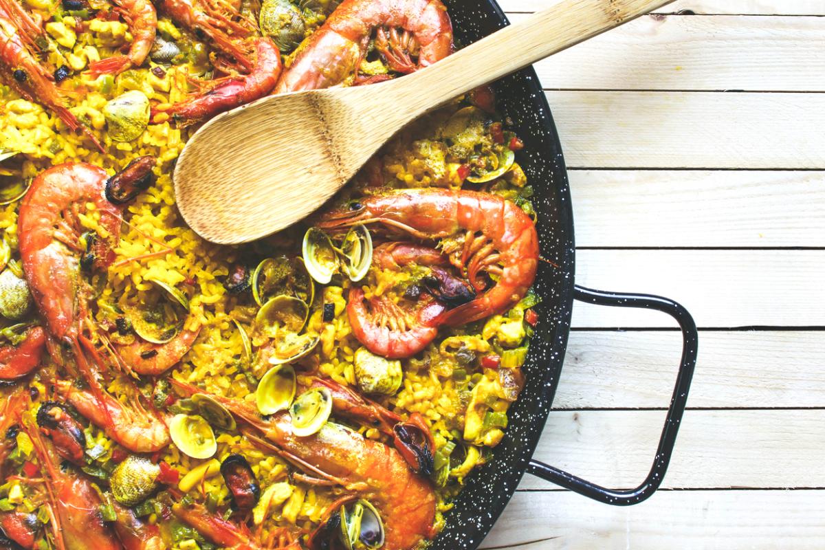 Cómo hacer una paella de marisco