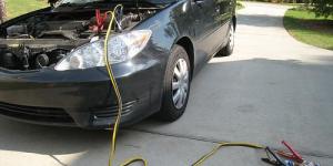 Cómo empujar el coche cuando la batería está gastada