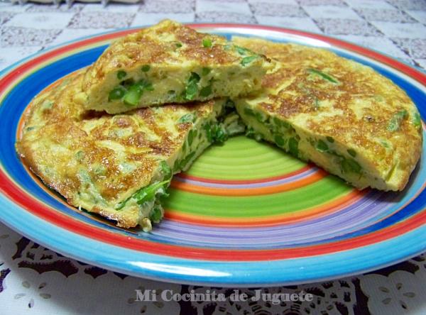Cómo hacer tortilla de espárragos verdes