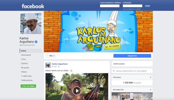 Cómo contactar con Karlos Arguiñano - Contactar con Karlos Arguiñano a través de las redes sociales