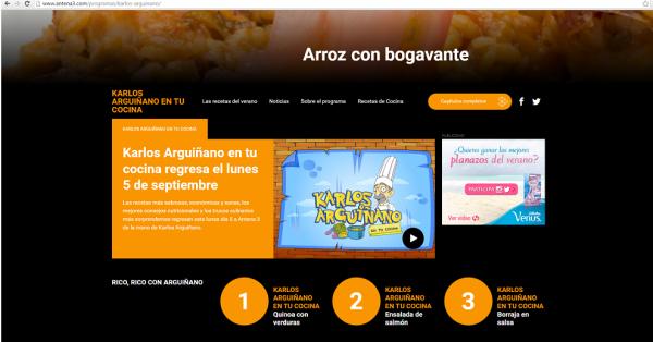 Cómo contactar con Karlos Arguiñano - Contactar con Karlos Arguiñano a través de su programa de cocina