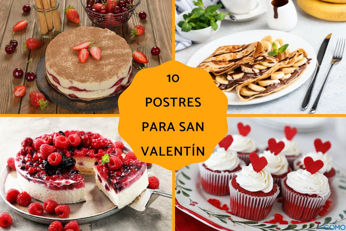 Postres para San Valentín
