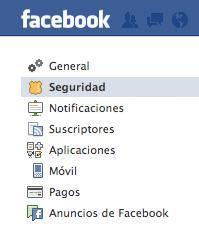 Cómo cerrar una sesión remota de Facebook - Paso 2