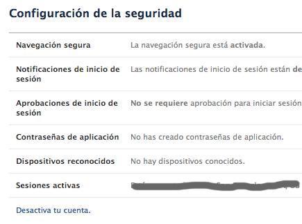 Cómo cerrar una sesión remota de Facebook - Paso 3