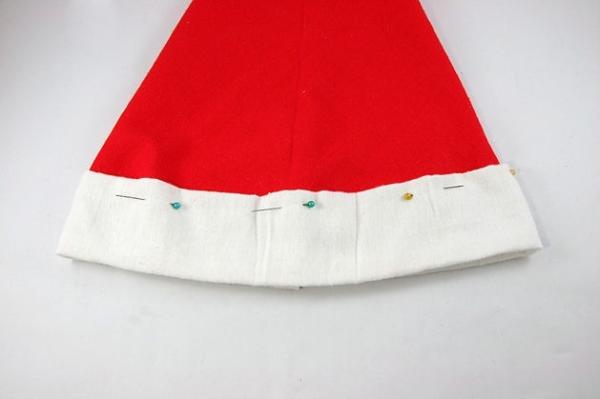 Manualidad - Sombrero de Papá Noel casero - Paso 10