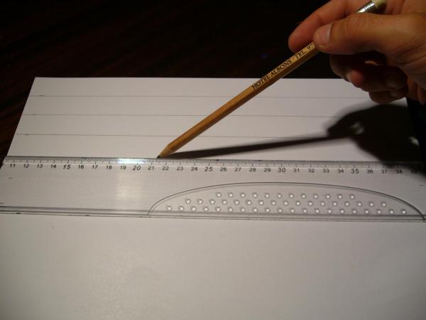 Cómo dibujar una cuadrícula - Paso 4