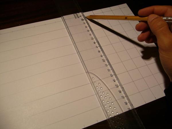 Cómo dibujar una cuadrícula - Paso 7