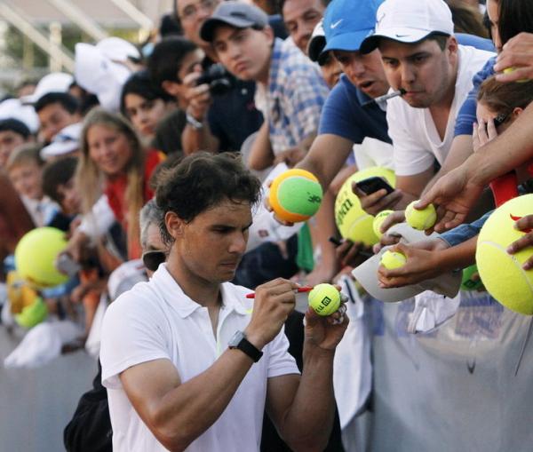 Cómo conseguir el autógrafo de Rafa Nadal