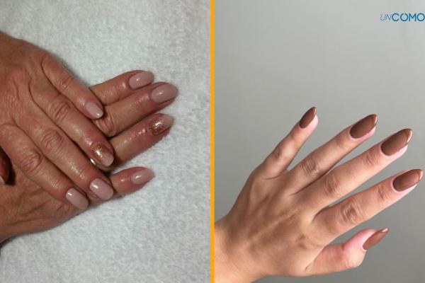 Colores de uñas para señoras mayores - Uñas color marrón