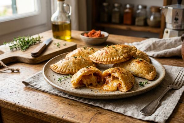 Recetas con sobrasada: ideas fáciles y deliciosas - Empanadillas de sobrasada y queso