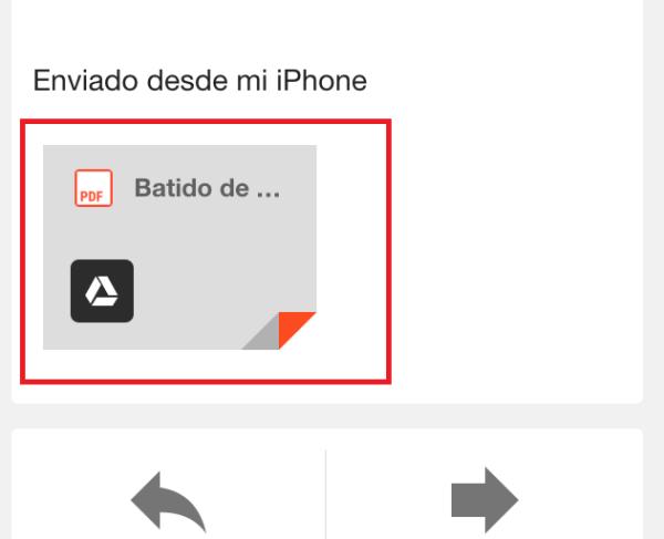 Cómo guardar archivos PDF en iPhone - Paso 4