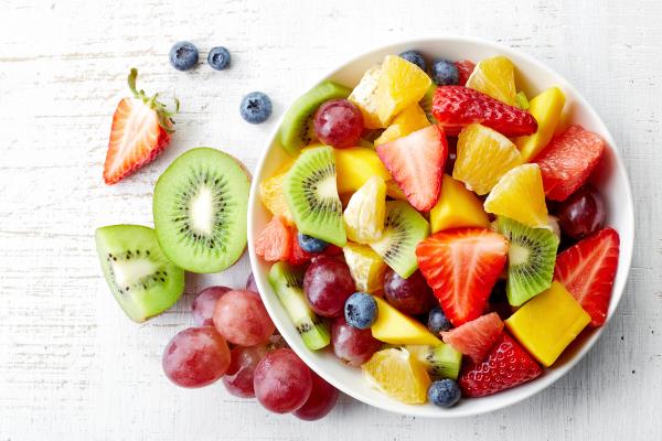 Meriendas que no engordan y sacian - Frutas frescas