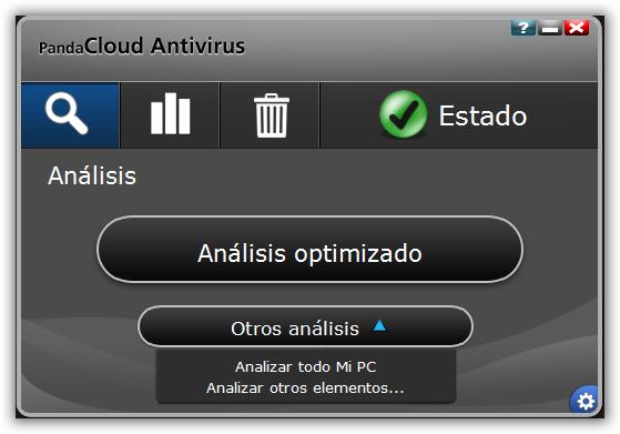 Cómo descargar Panda Antivirus Gratis - Interfaz