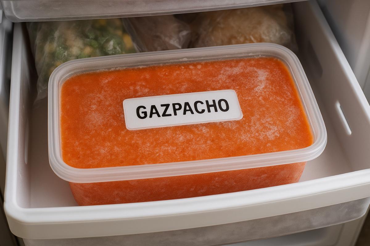 ¿Se puede congelar el gazpacho? Conoce estos consejos para conservarlo