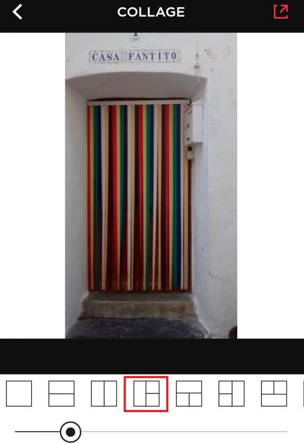 Cómo hacer un collage en InstaSize - Paso 4